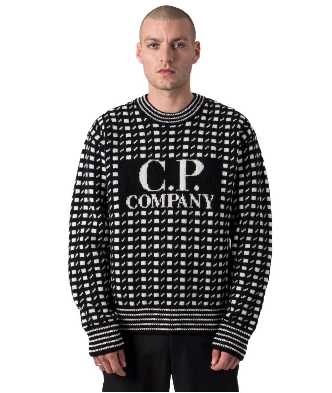 CP COMPANY Черный шерстяной джемпер / свитер, фото 7