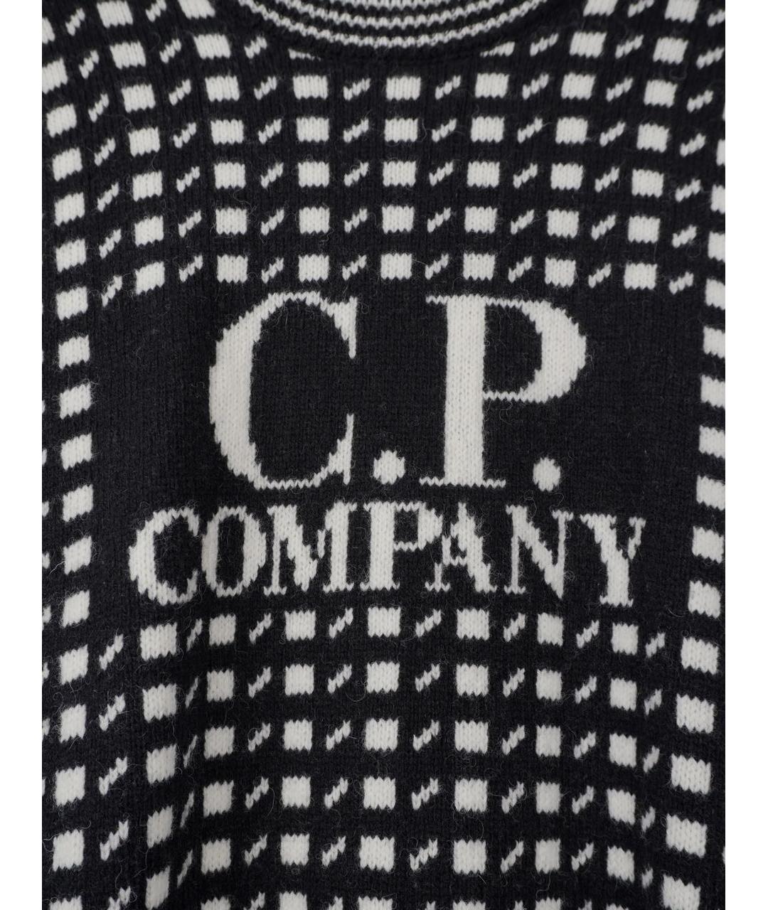 CP COMPANY Черный шерстяной джемпер / свитер, фото 6