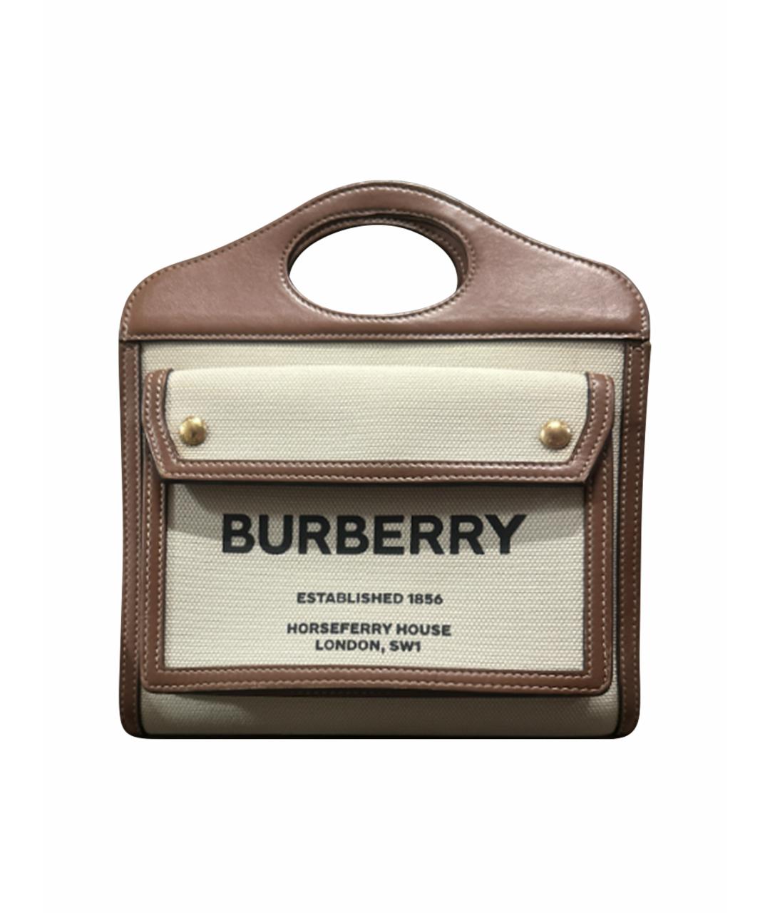 BURBERRY Бежевая сумка через плечо, фото 1