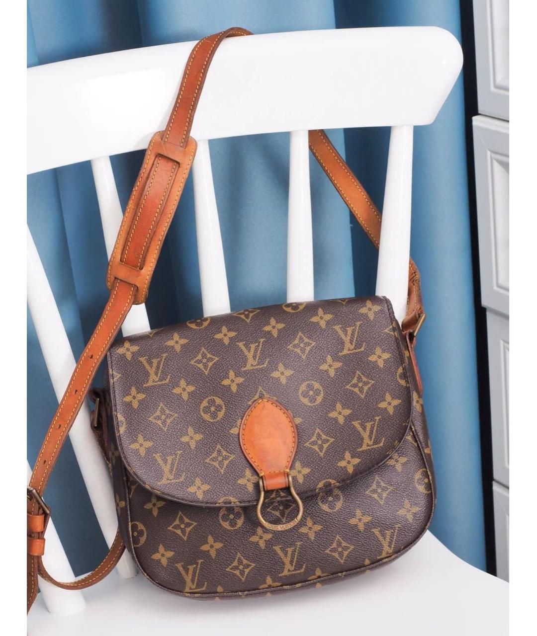 LOUIS VUITTON Коричневая сумка через плечо, фото 9