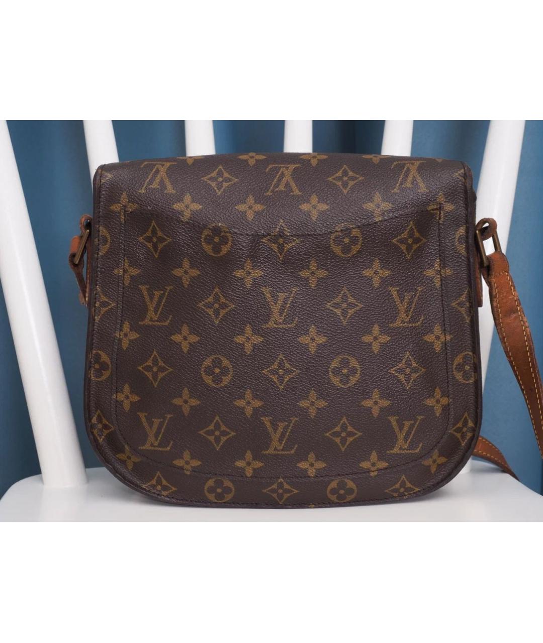 LOUIS VUITTON Коричневая сумка через плечо, фото 3