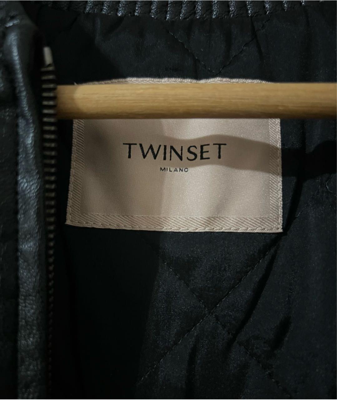 TWIN-SET Черная куртка, фото 4