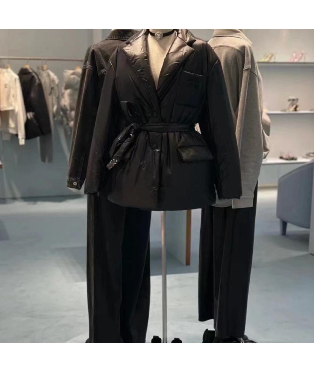 MIU MIU Черный пуховик, фото 7