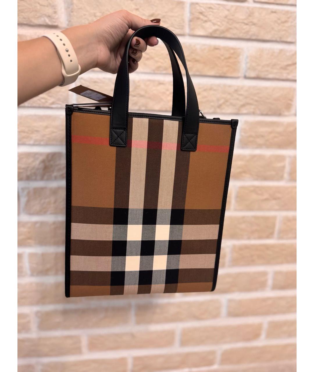 BURBERRY Бежевая кожаная сумка через плечо, фото 3