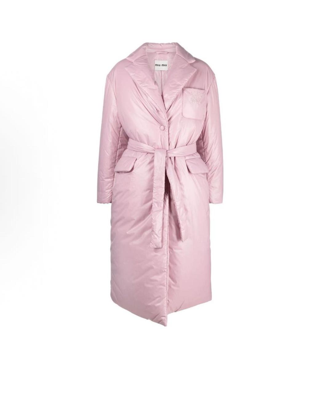 MIU MIU Розовый пуховик, фото 1