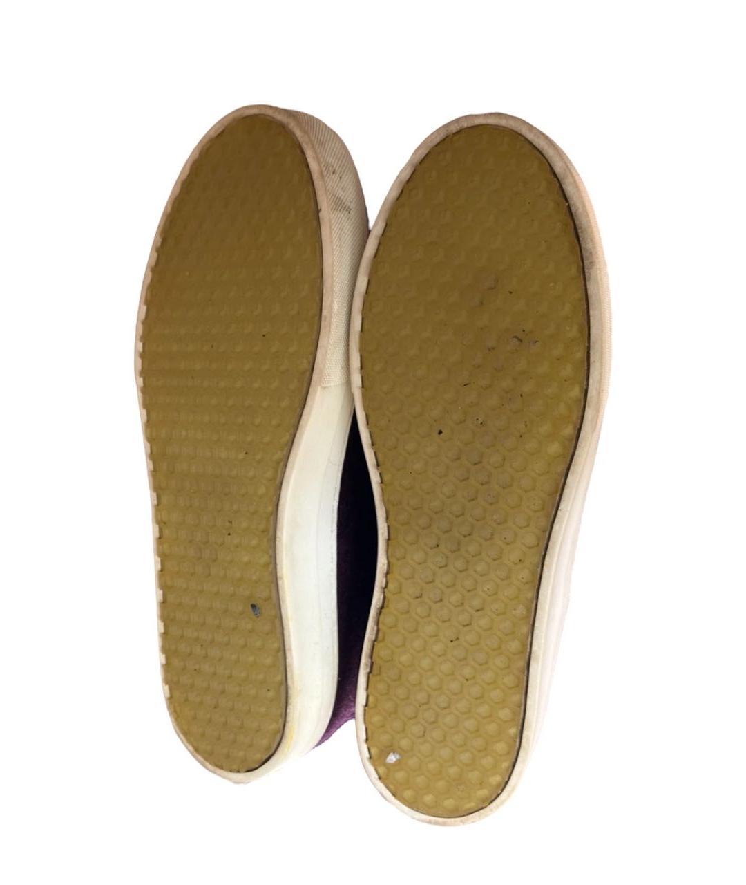 CELINE Фиолетовые текстильные ботинки, фото 6