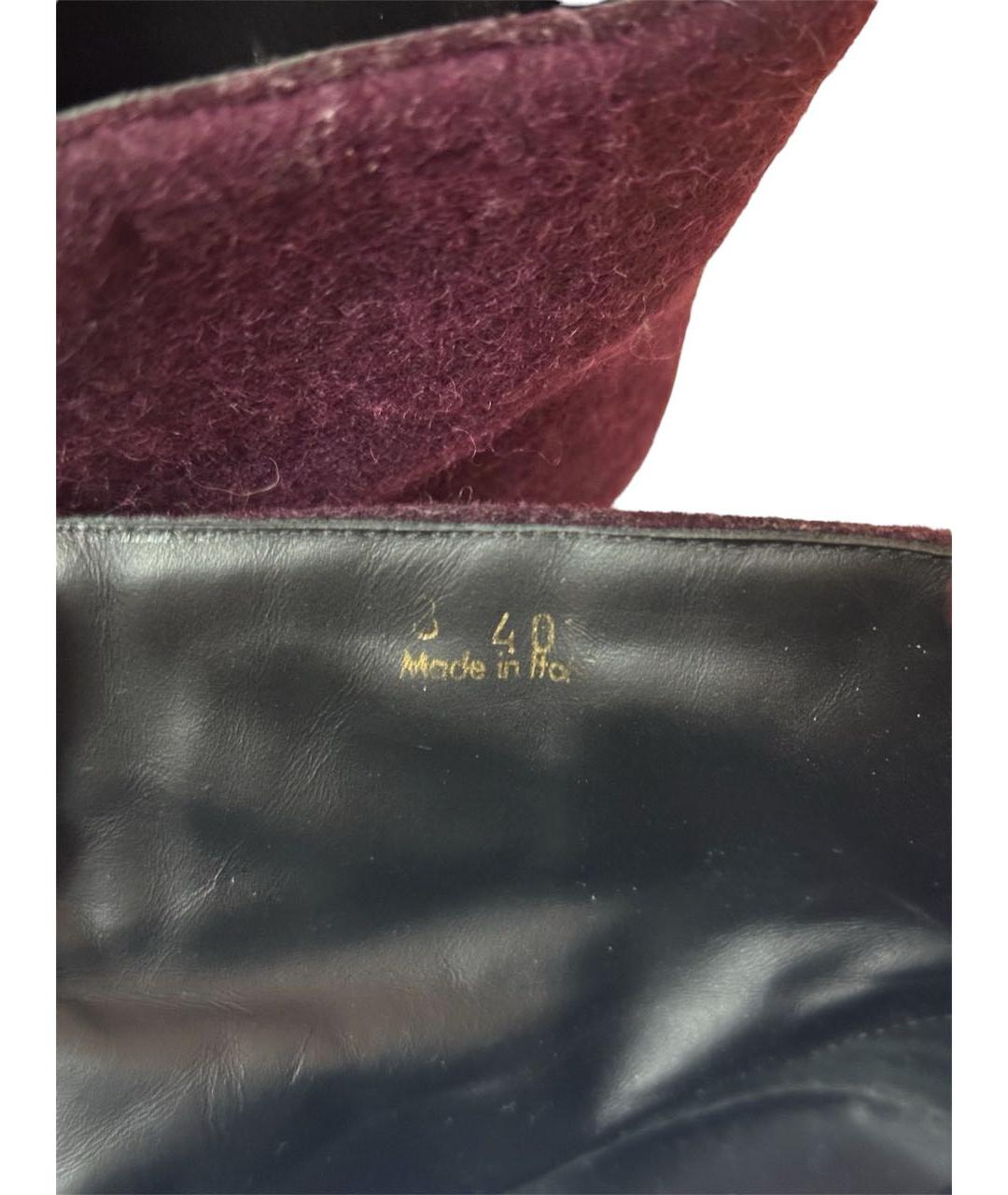 CELINE Фиолетовые текстильные ботинки, фото 4