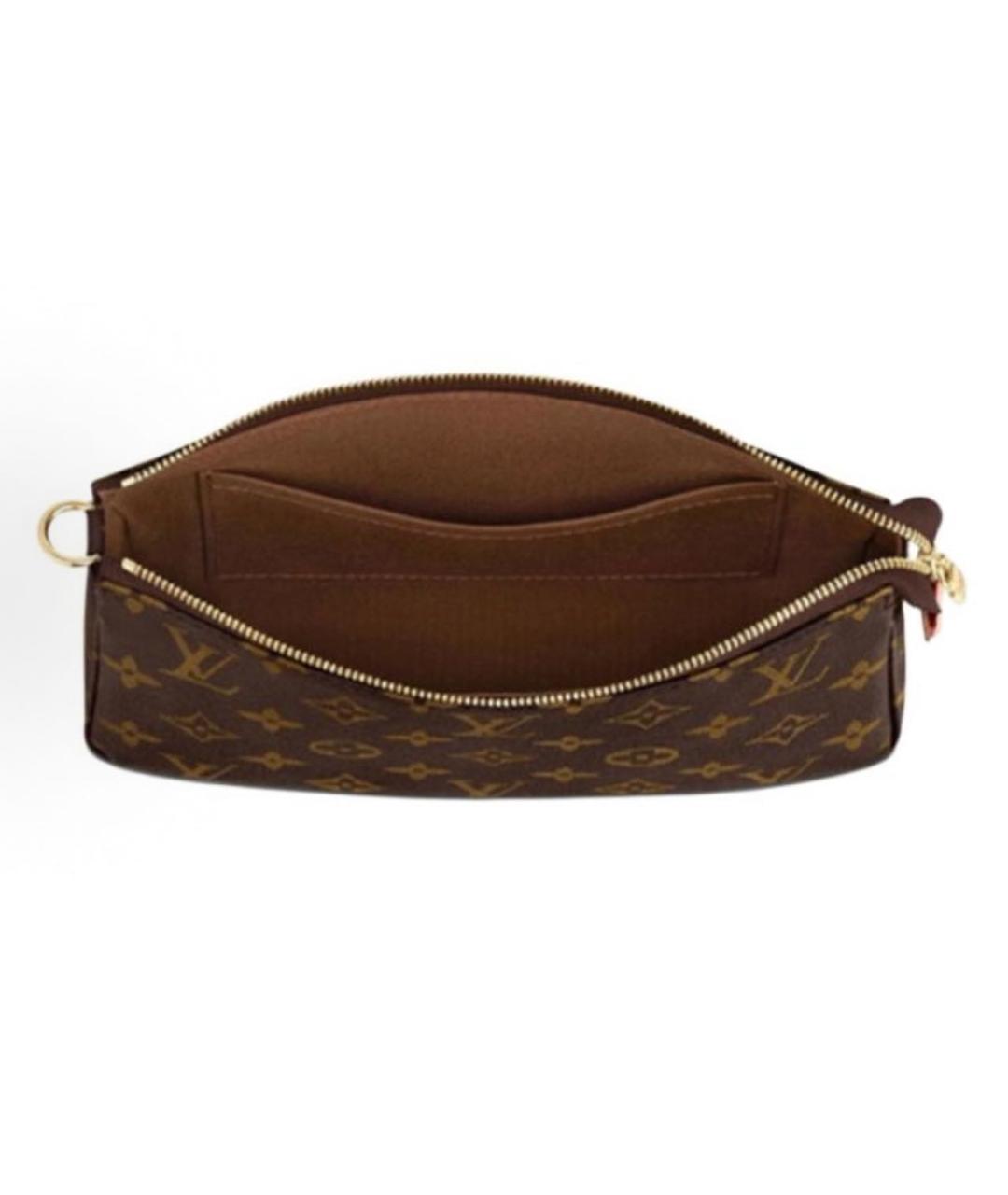 LOUIS VUITTON Коричневая сумка с короткими ручками, фото 3