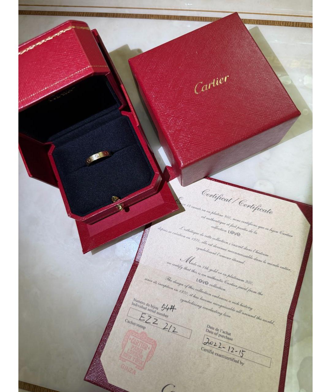 CARTIER Желтое кольцо из желтого золота, фото 2
