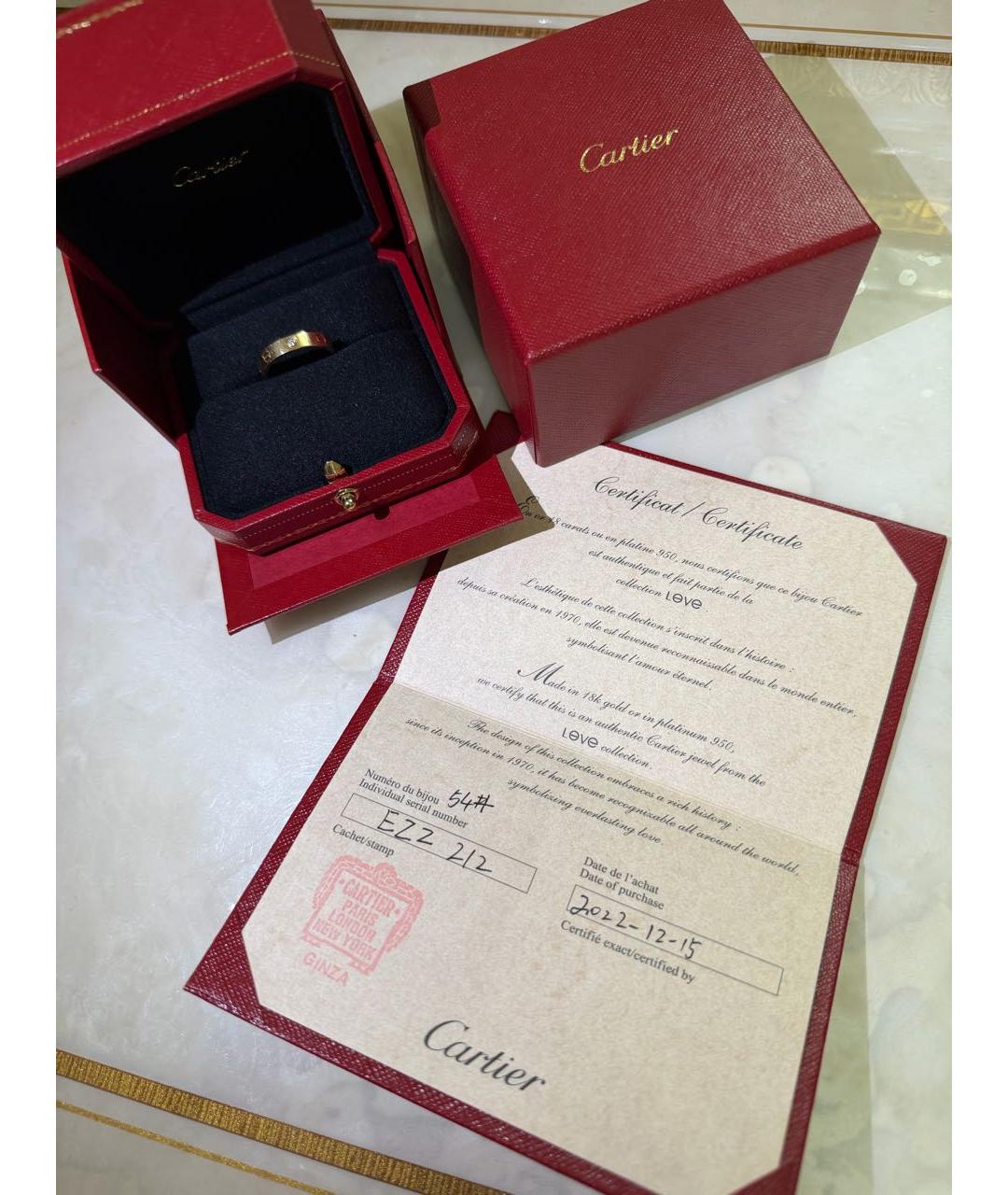 CARTIER Желтое кольцо из желтого золота, фото 5