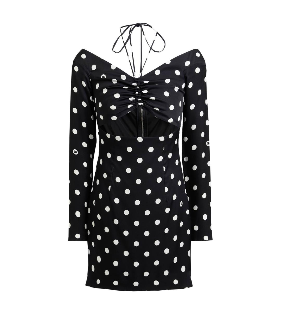 DOLCE&GABBANA Черное коктейльное платье, фото 1