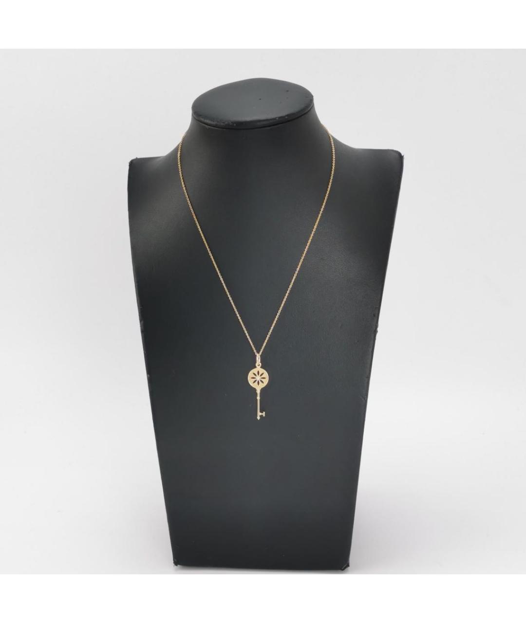 TIFFANY&CO Золотая подвеска из желтого золота, фото 2