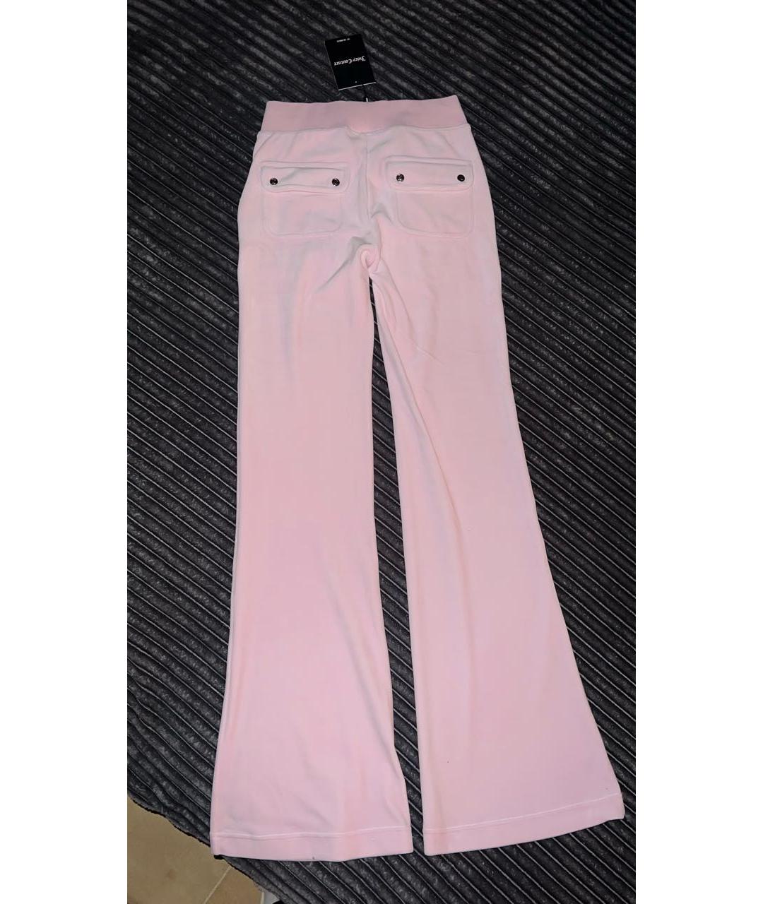 JUICY COUTURE Розовый велюровый спортивные костюмы, фото 6