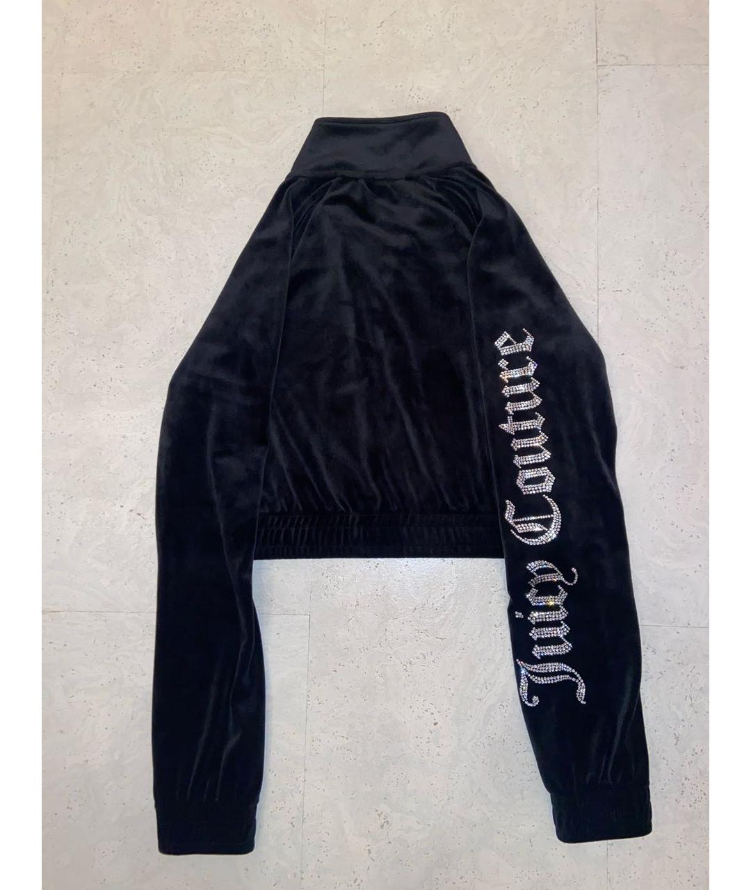 JUICY COUTURE Черный велюровый спортивные костюмы, фото 6