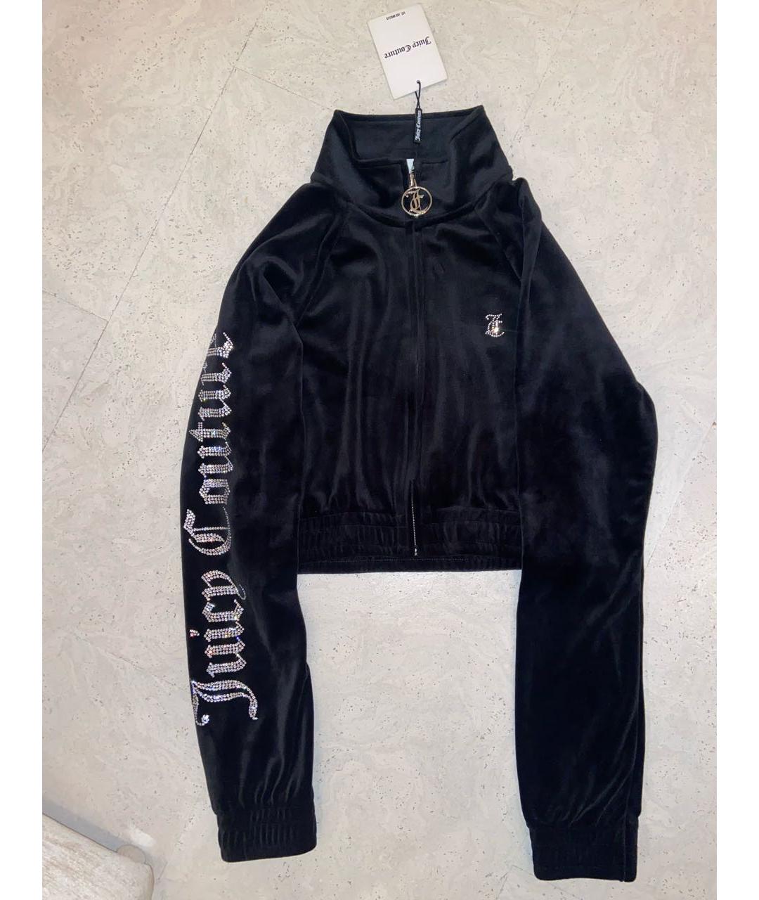 JUICY COUTURE Черный велюровый спортивные костюмы, фото 2