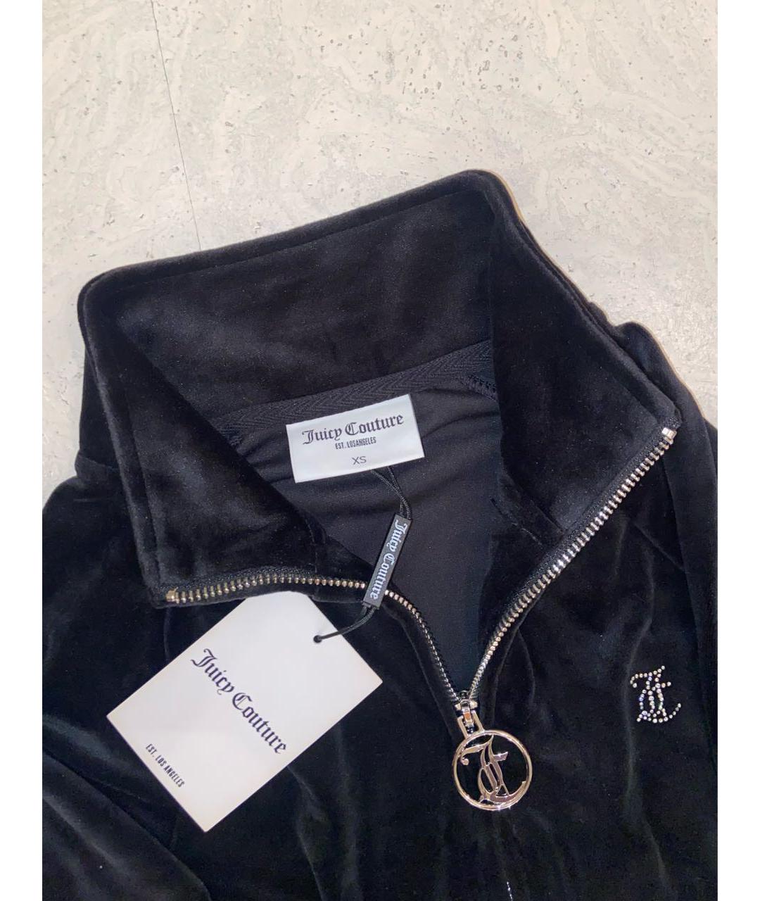 JUICY COUTURE Черный велюровый спортивные костюмы, фото 4