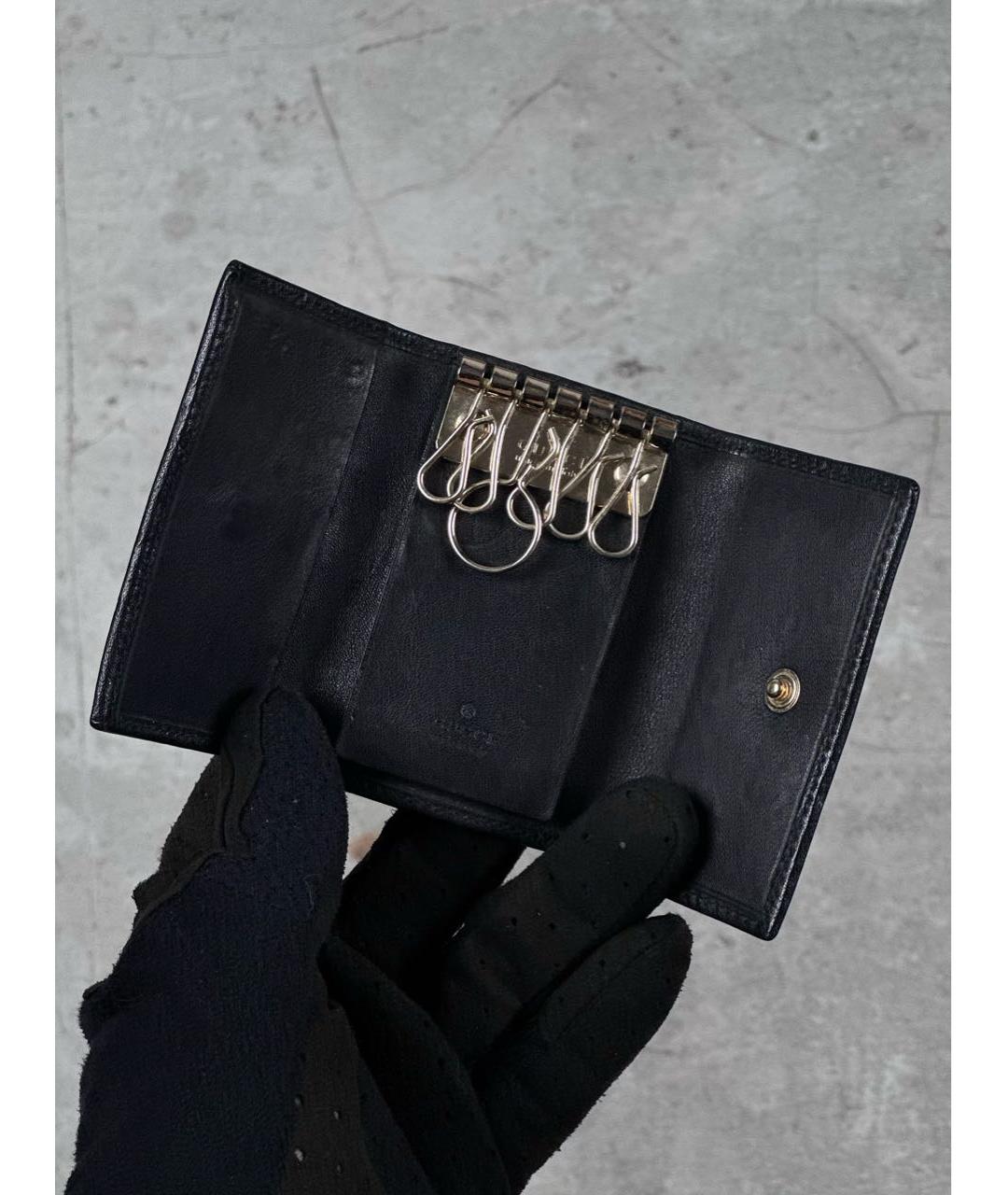 GUCCI Черная ключница, фото 3