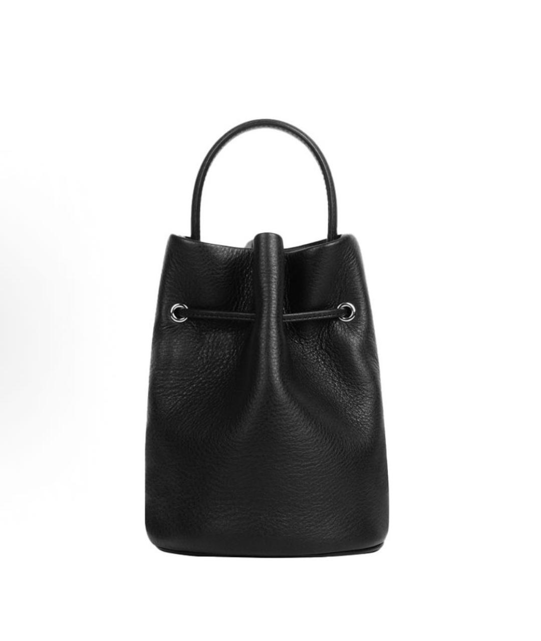 BALENCIAGA Черная кожаная сумка тоут, фото 2