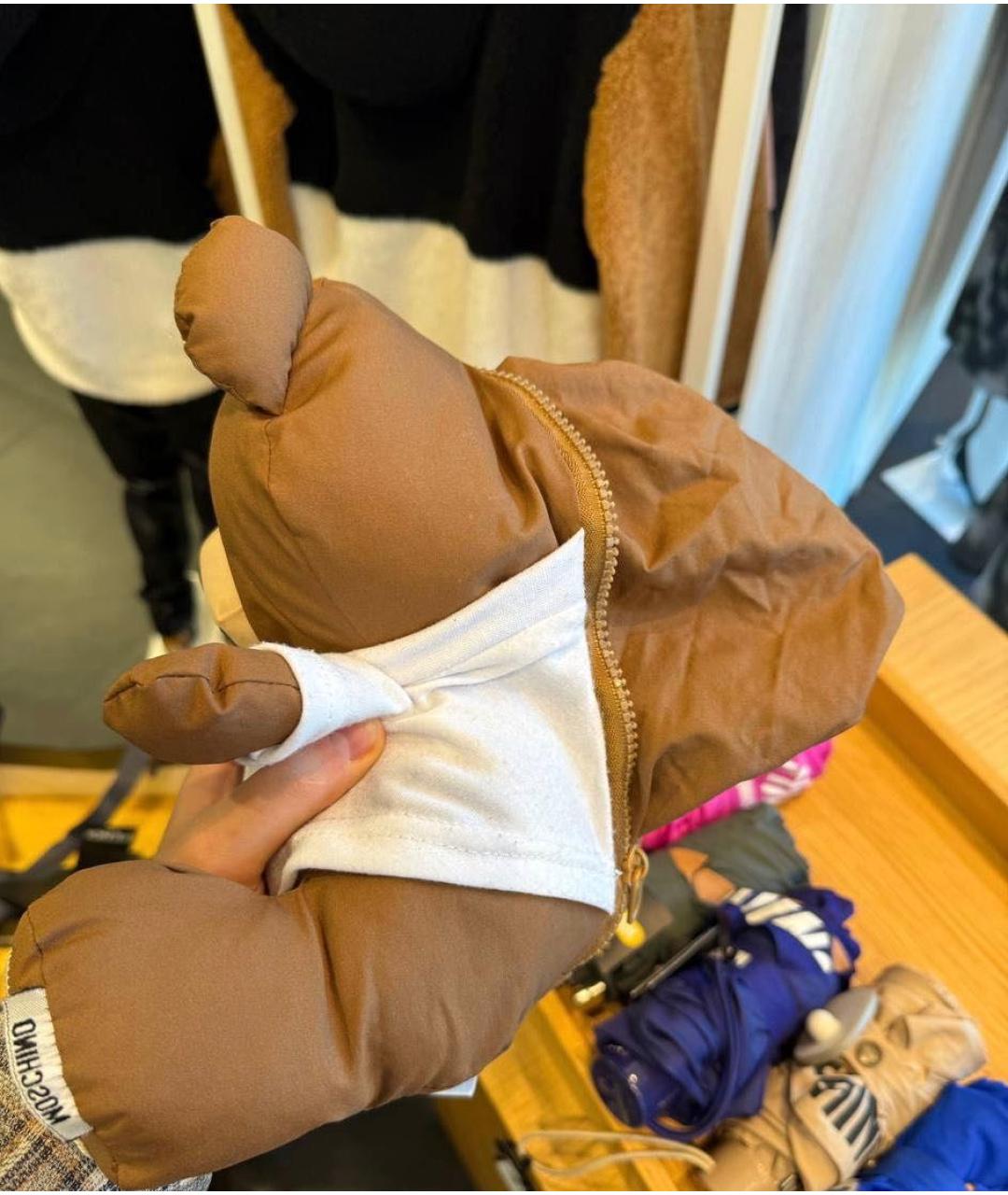 MOSCHINO Бежевый зонт, фото 3