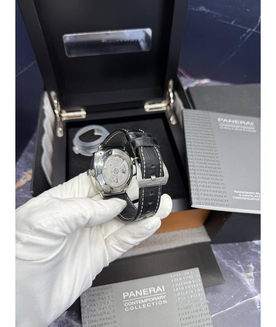 PANERAI Черные часы, фото 5