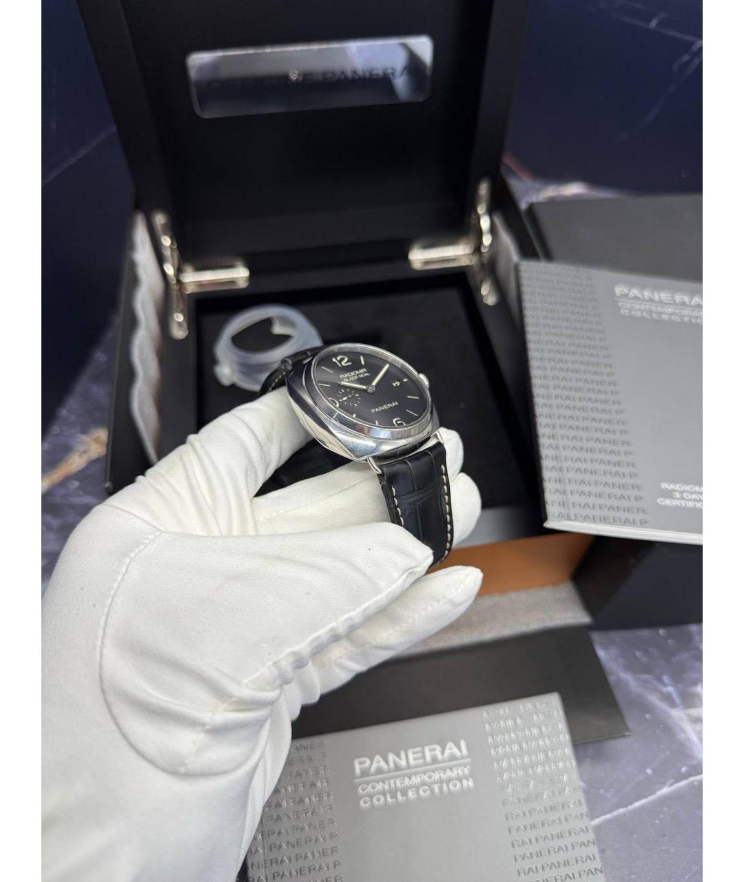 PANERAI Черные часы, фото 6