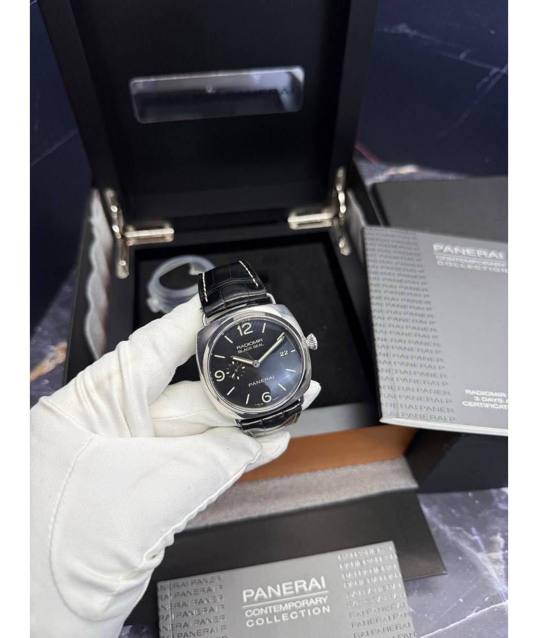 PANERAI Черные часы, фото 3