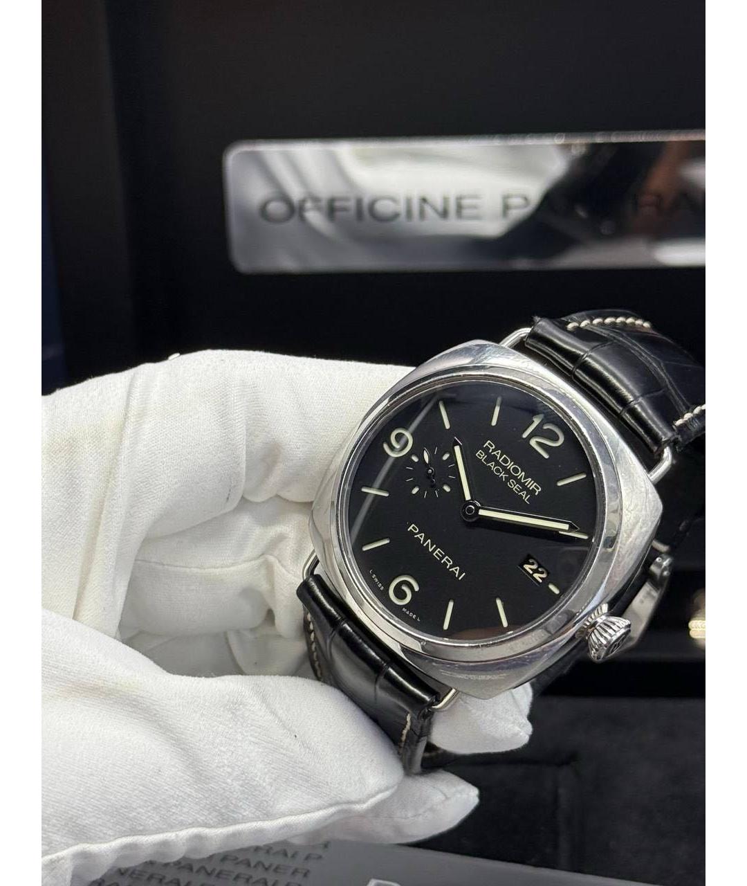 PANERAI Черные часы, фото 2