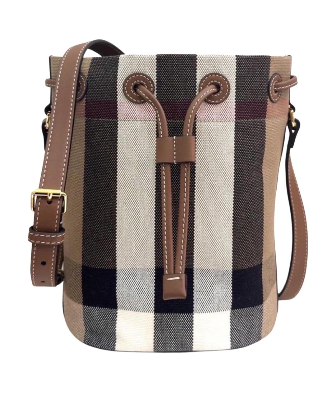 BURBERRY Коричневая сумка тоут, фото 1