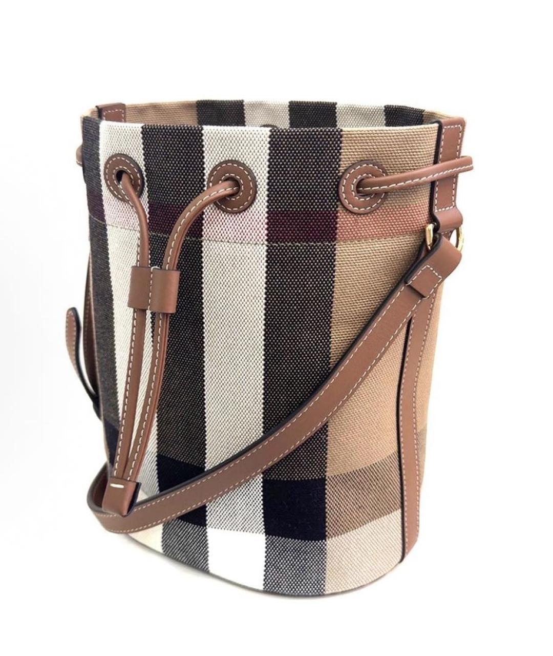 BURBERRY Коричневая сумка тоут, фото 2