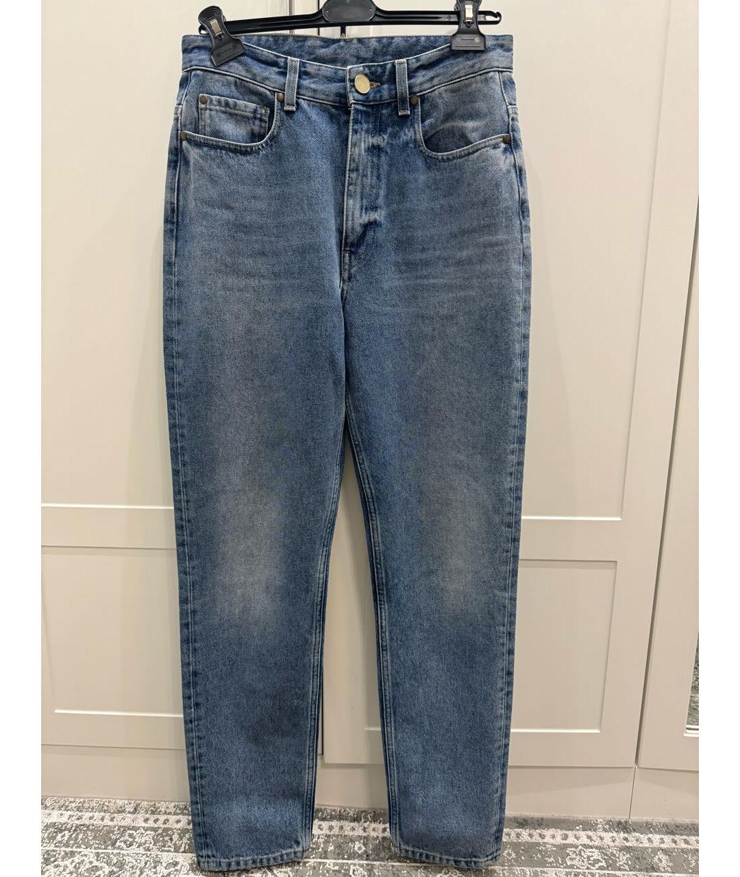 ERIKA CAVALLINI Голубые хлопковые джинсы слим, фото 7