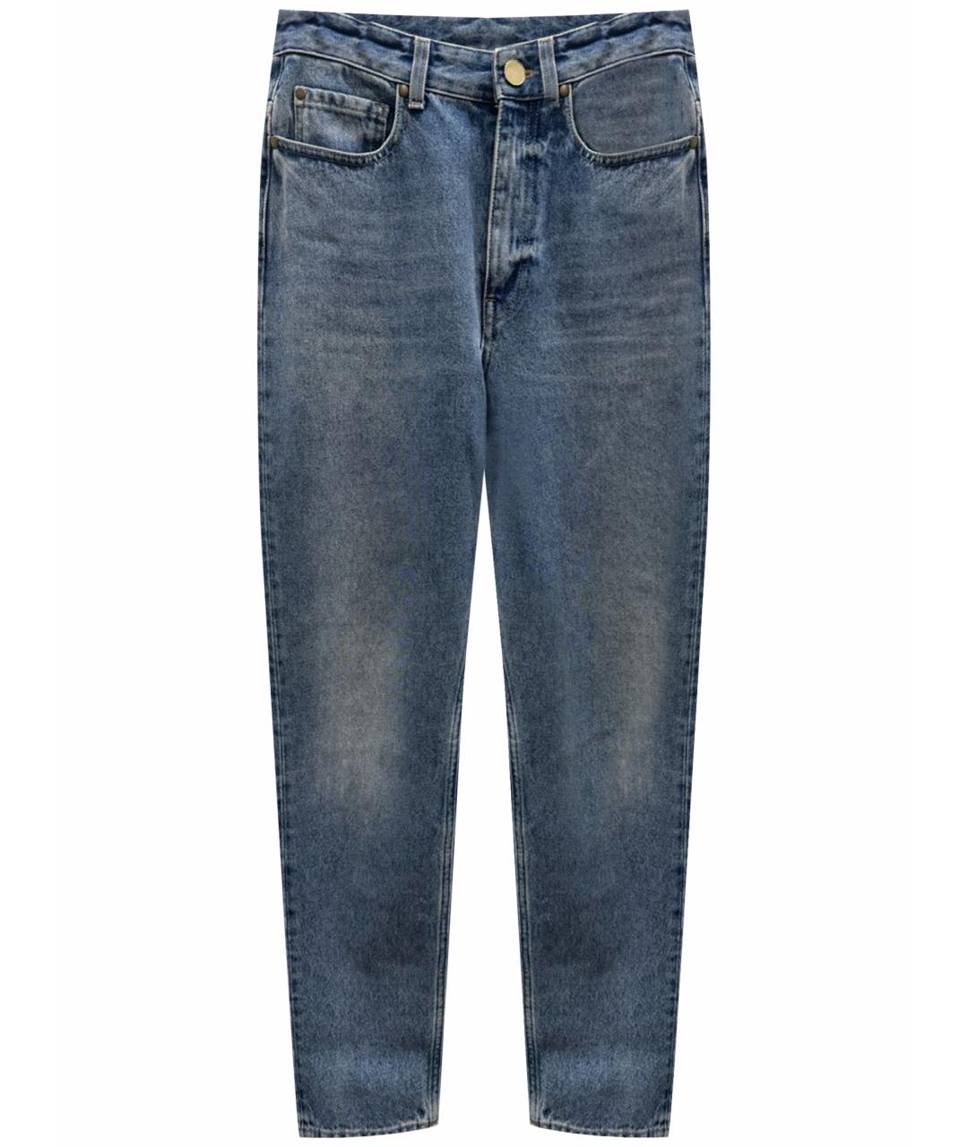 ERIKA CAVALLINI Голубые хлопковые джинсы слим, фото 1