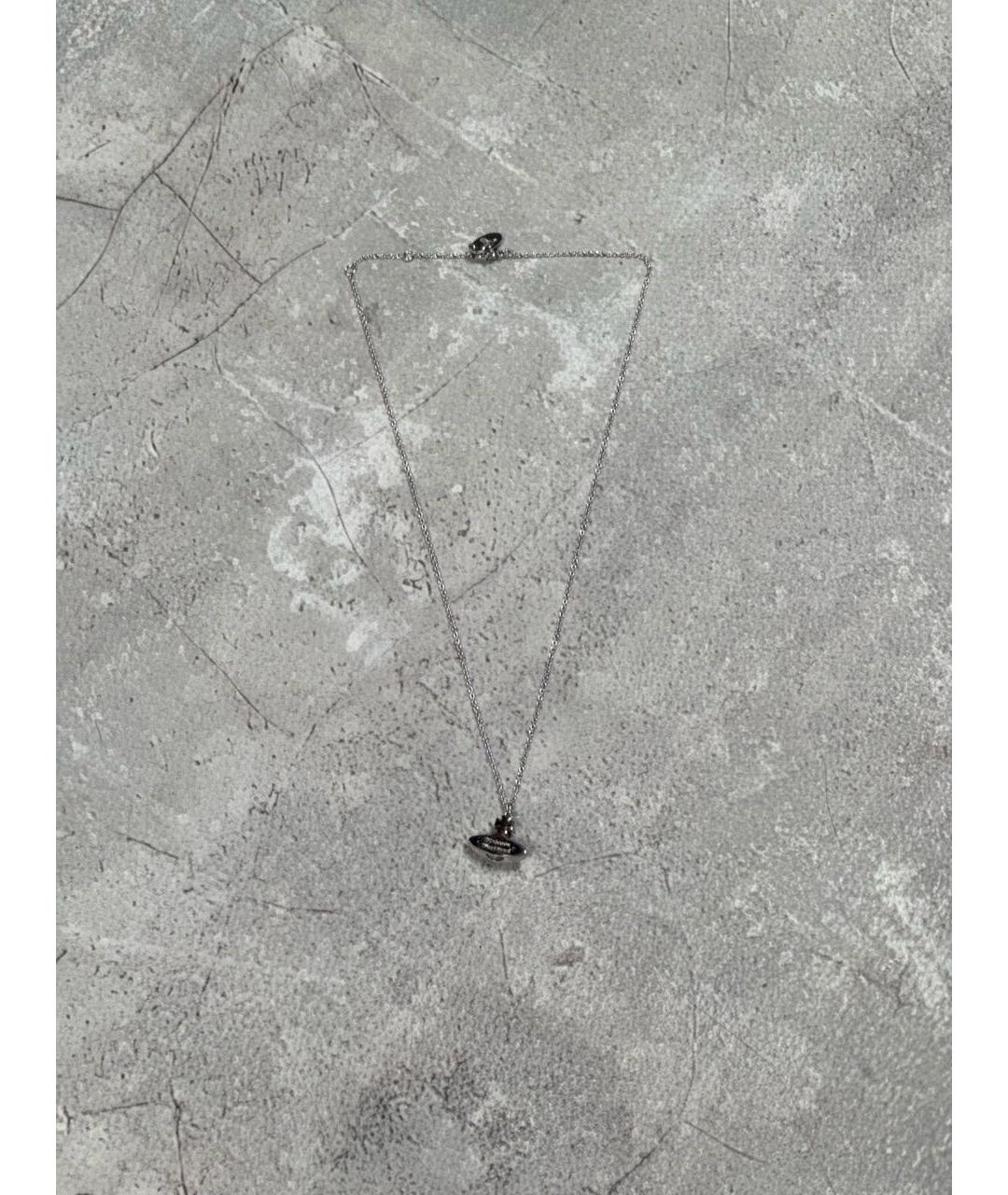 VIVIENNE WESTWOOD Серебряная с серебряным покрытием подвеска, фото 4