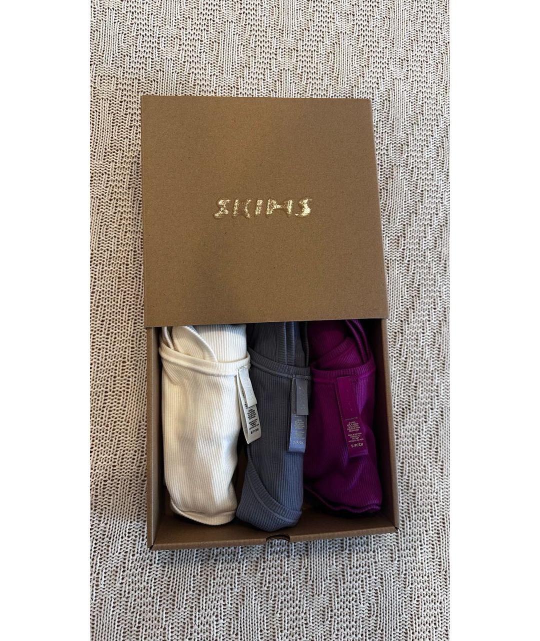 SKIMS Мульти хлопковая майка, фото 2