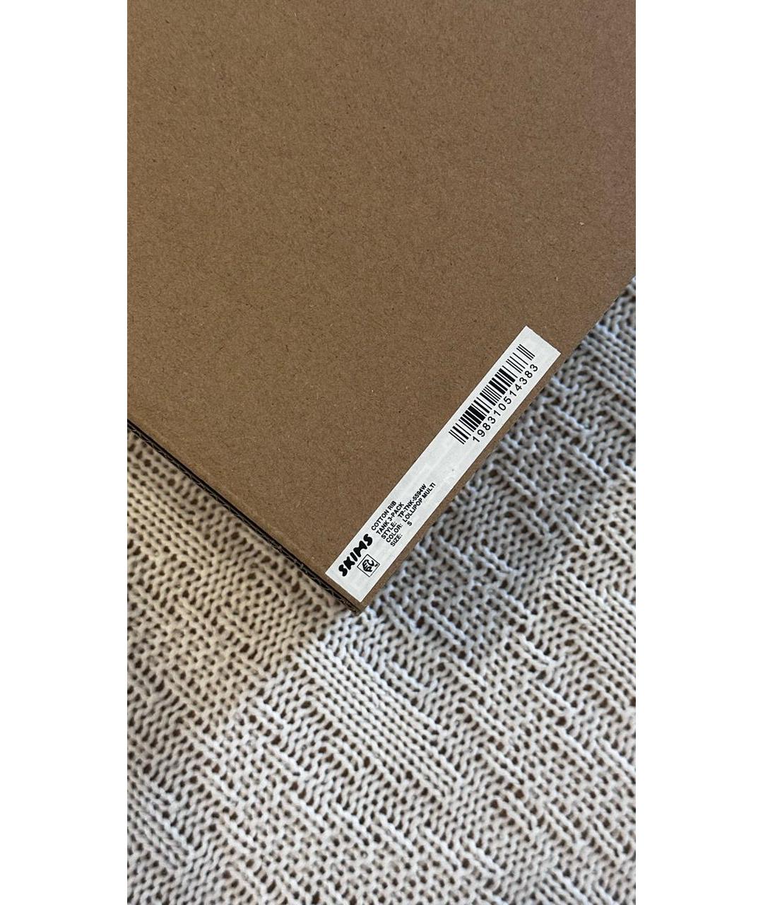 SKIMS Мульти хлопковая майка, фото 5