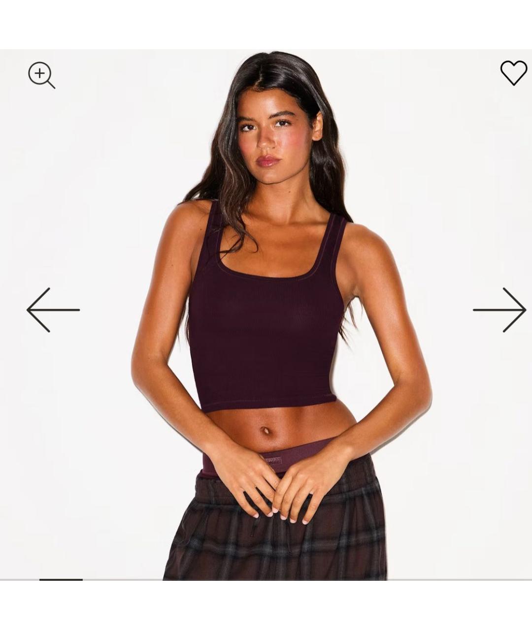 SKIMS Мульти хлопковая майка, фото 4