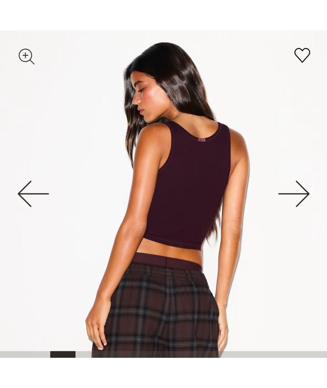 SKIMS Мульти хлопковая майка, фото 3