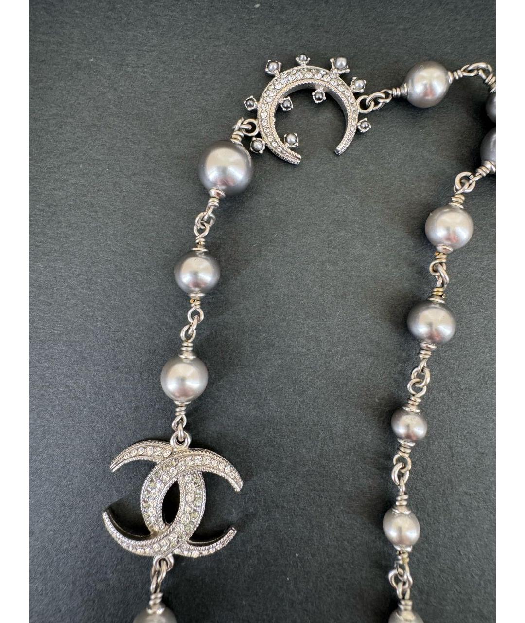 CHANEL Серебряное колье, фото 4