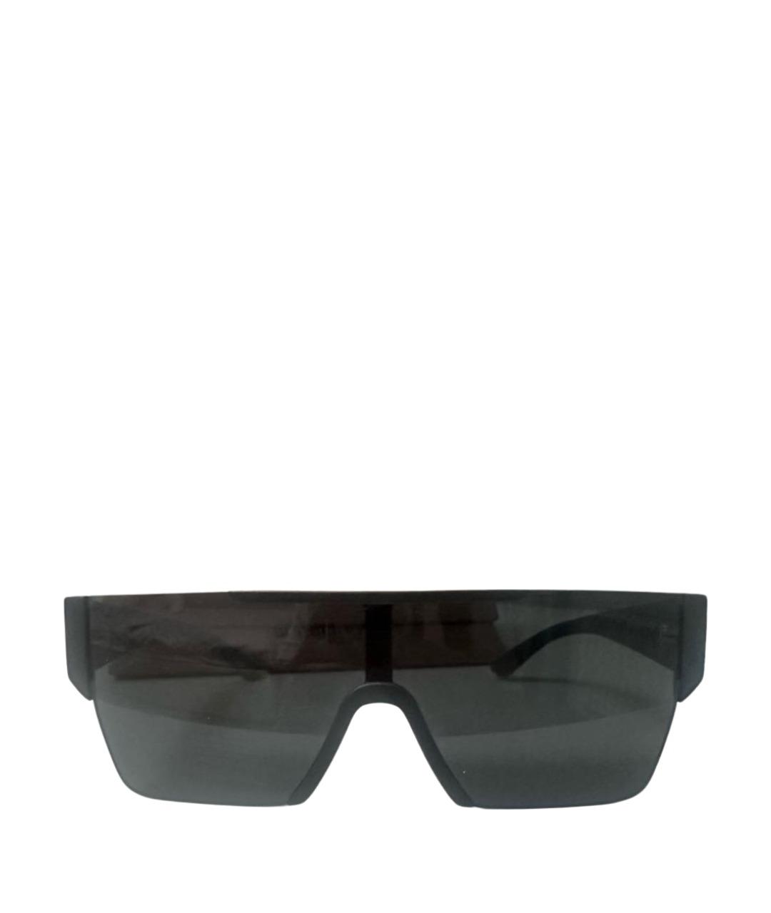 BURBERRY Черные пластиковые солнцезащитные очки, фото 1