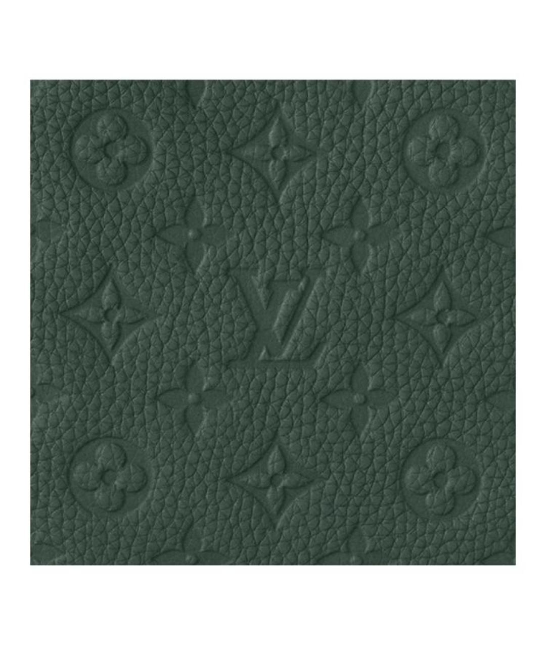 LOUIS VUITTON Зеленый кожаный рюкзак, фото 6