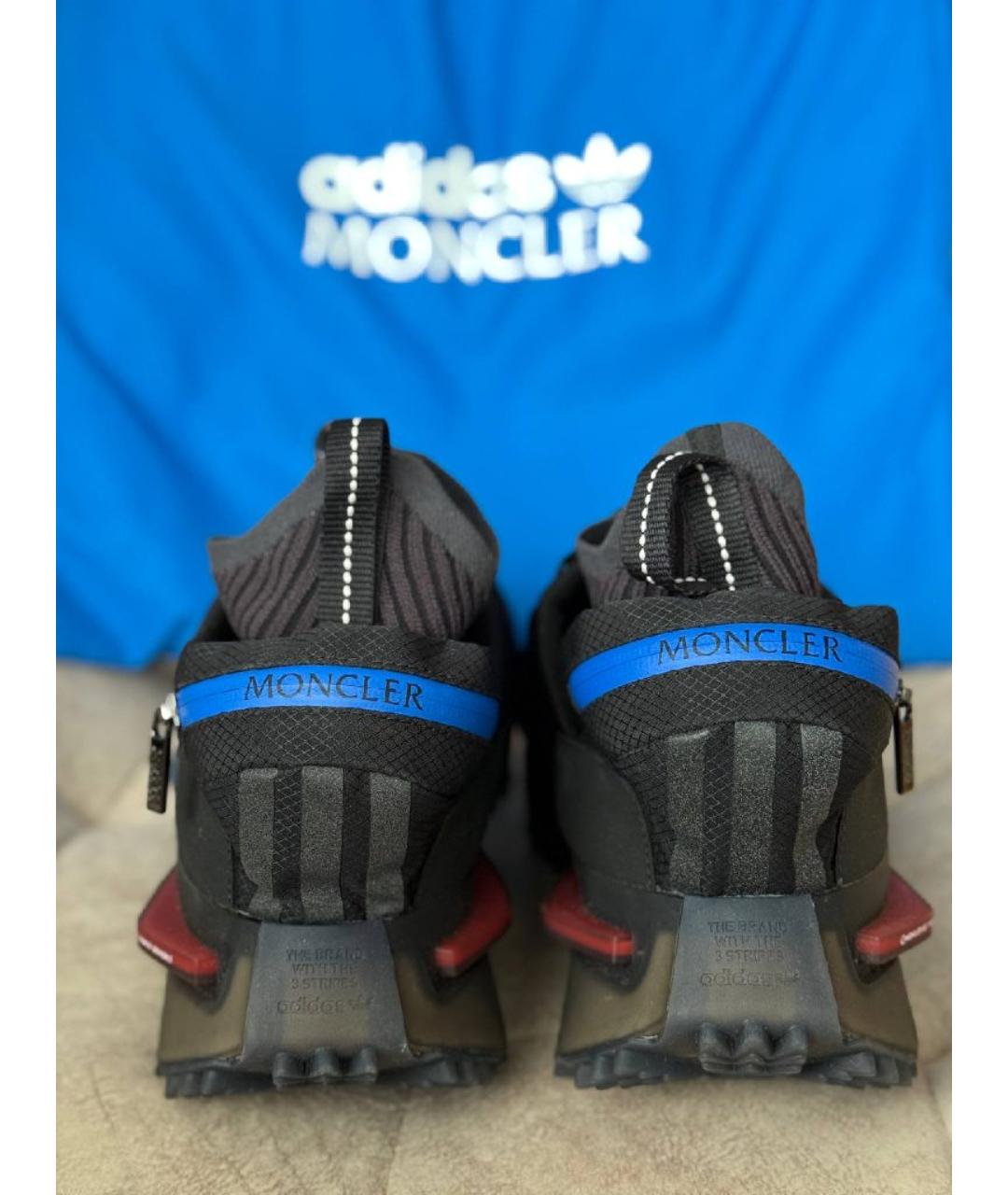 ADIDAS Черные текстильные высокие кроссовки / кеды, фото 6