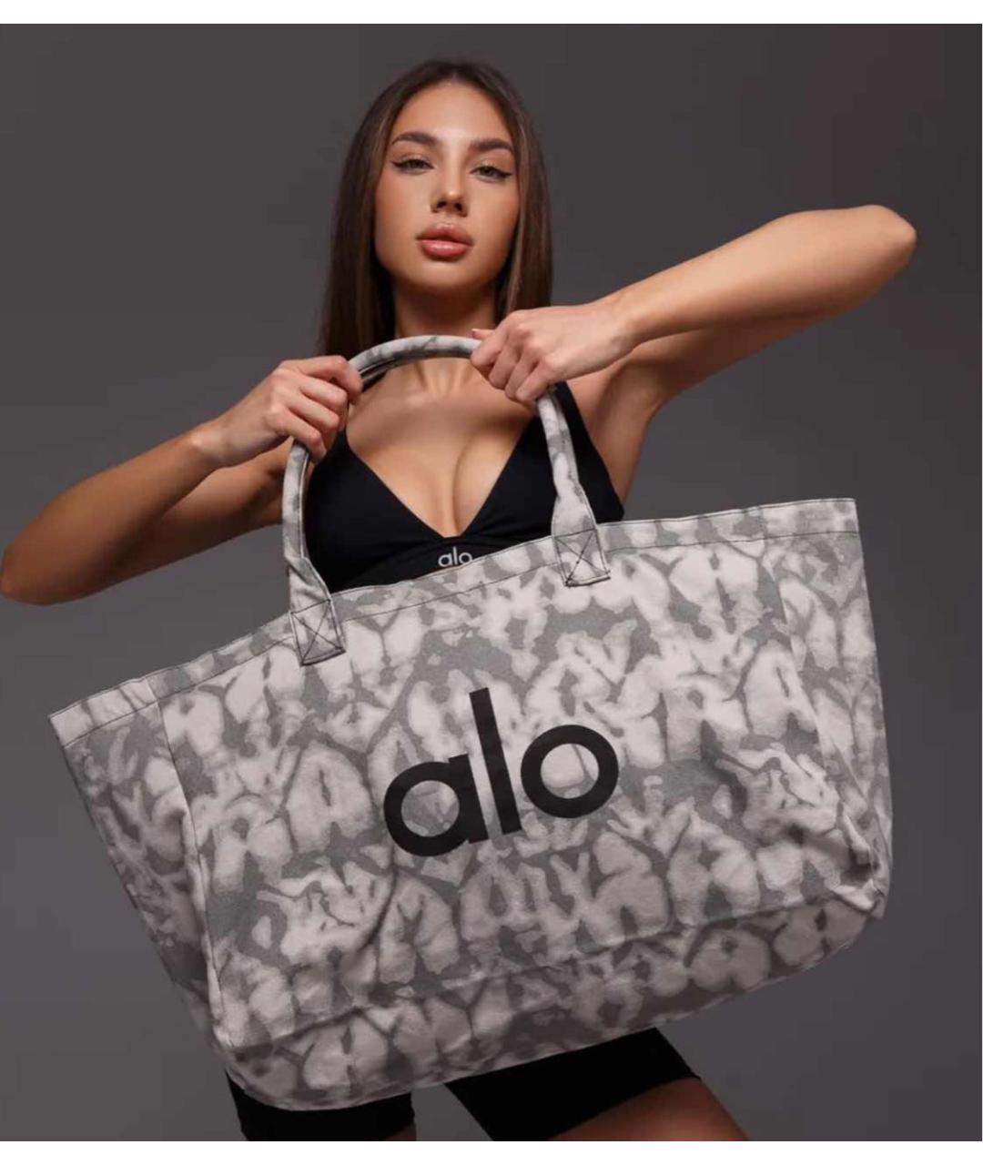 ALO YOGA Антрацитовая дорожная/спортивная сумка, фото 6