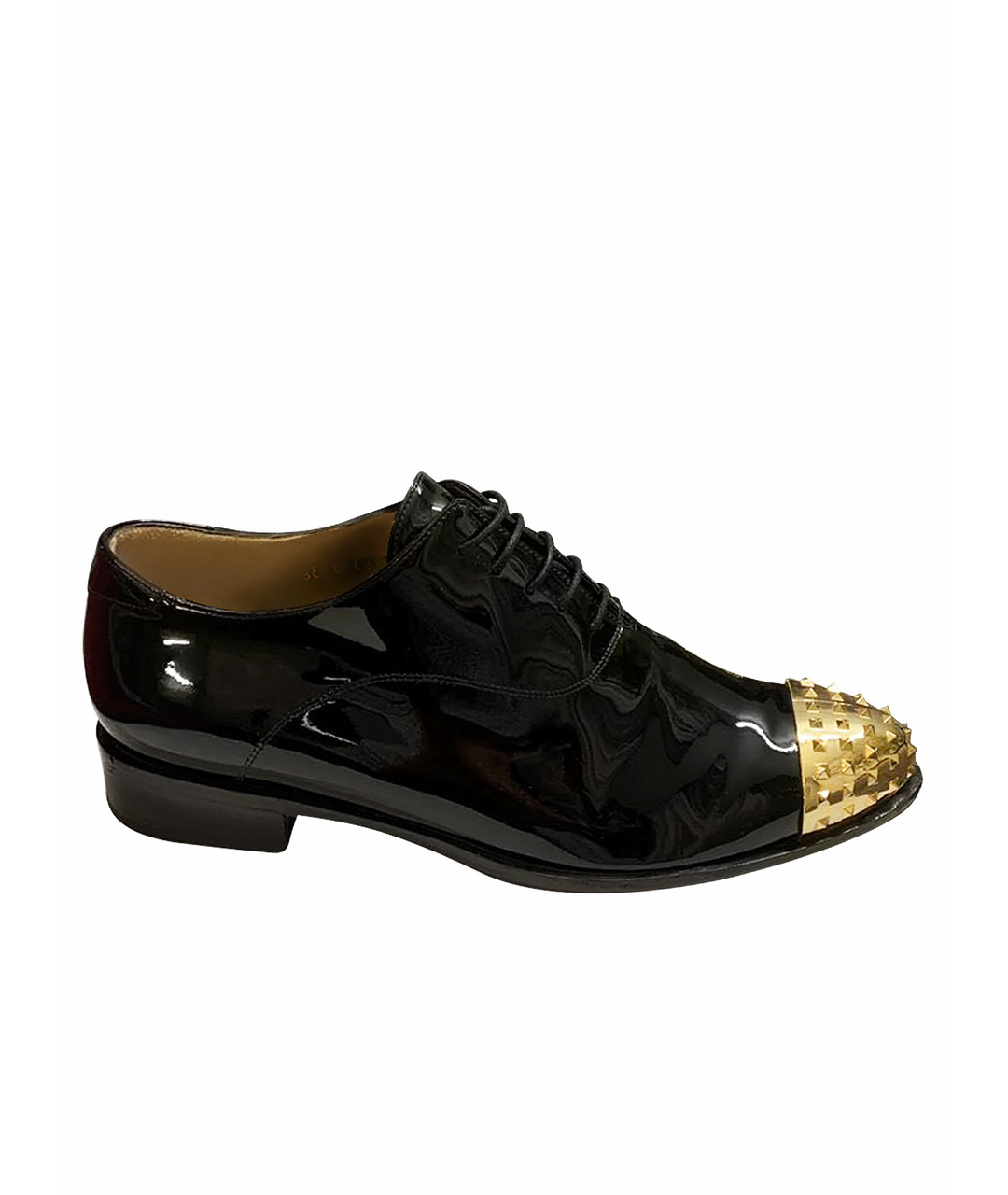 VALENTINO Черные ботинки из лакированной кожи, фото 1