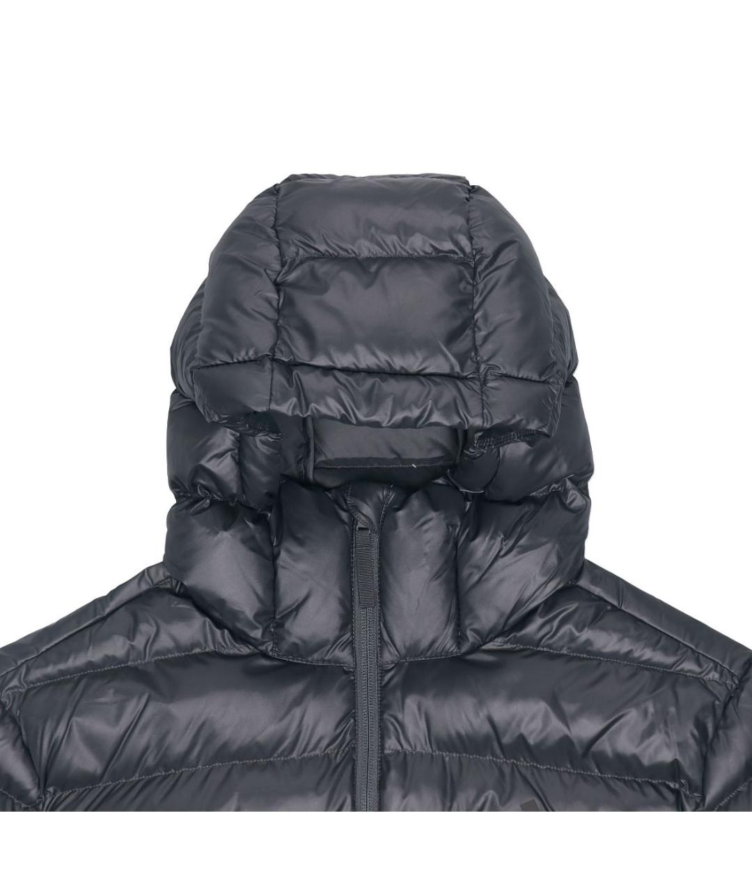 ADIDAS Серый полиэстеровый пуховик, фото 3