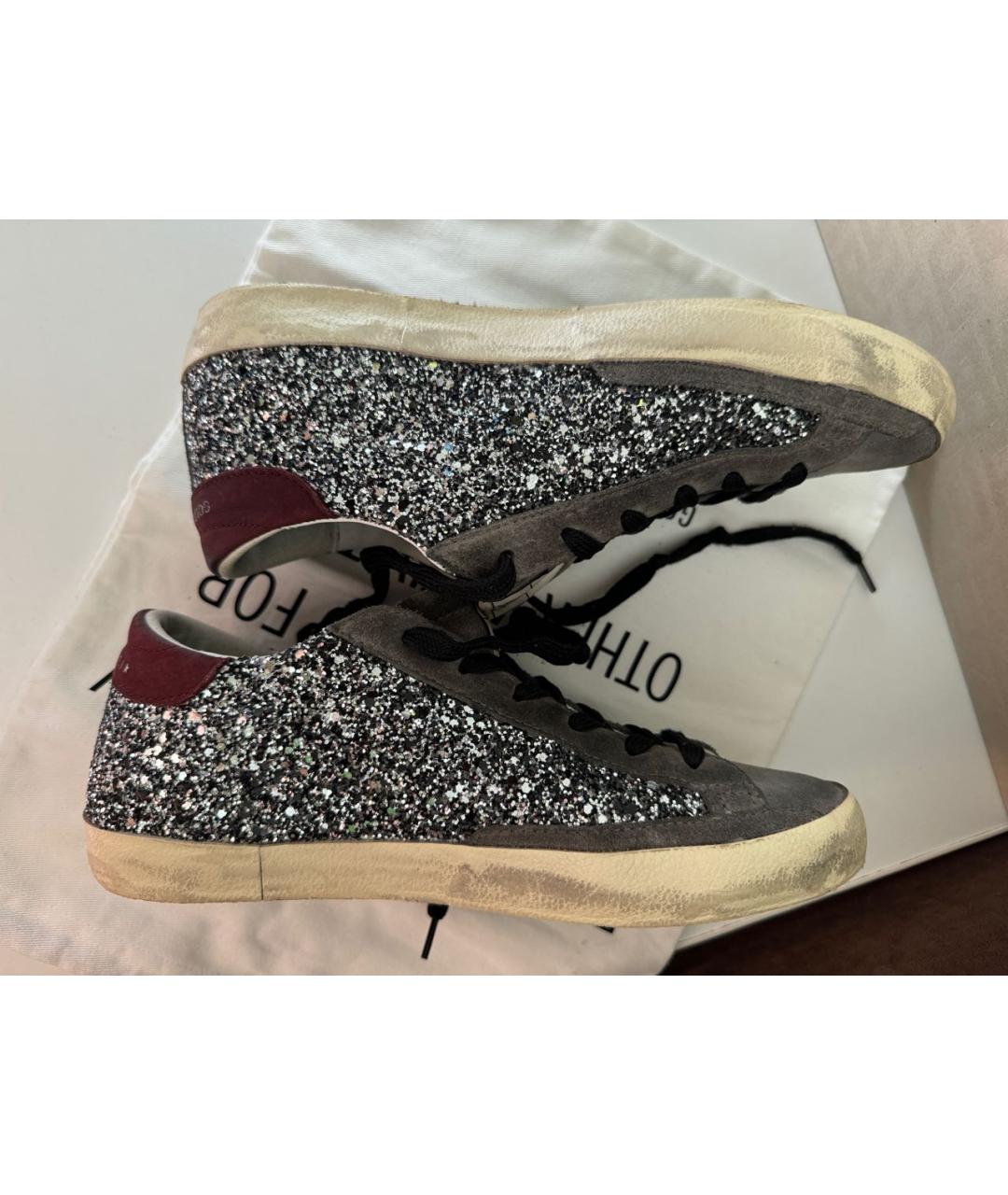 GOLDEN GOOSE DELUXE BRAND Серые замшевые кеды, фото 8