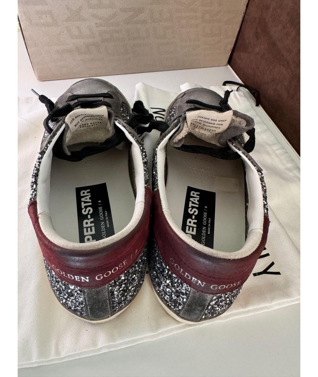 GOLDEN GOOSE DELUXE BRAND Серые замшевые кеды, фото 3