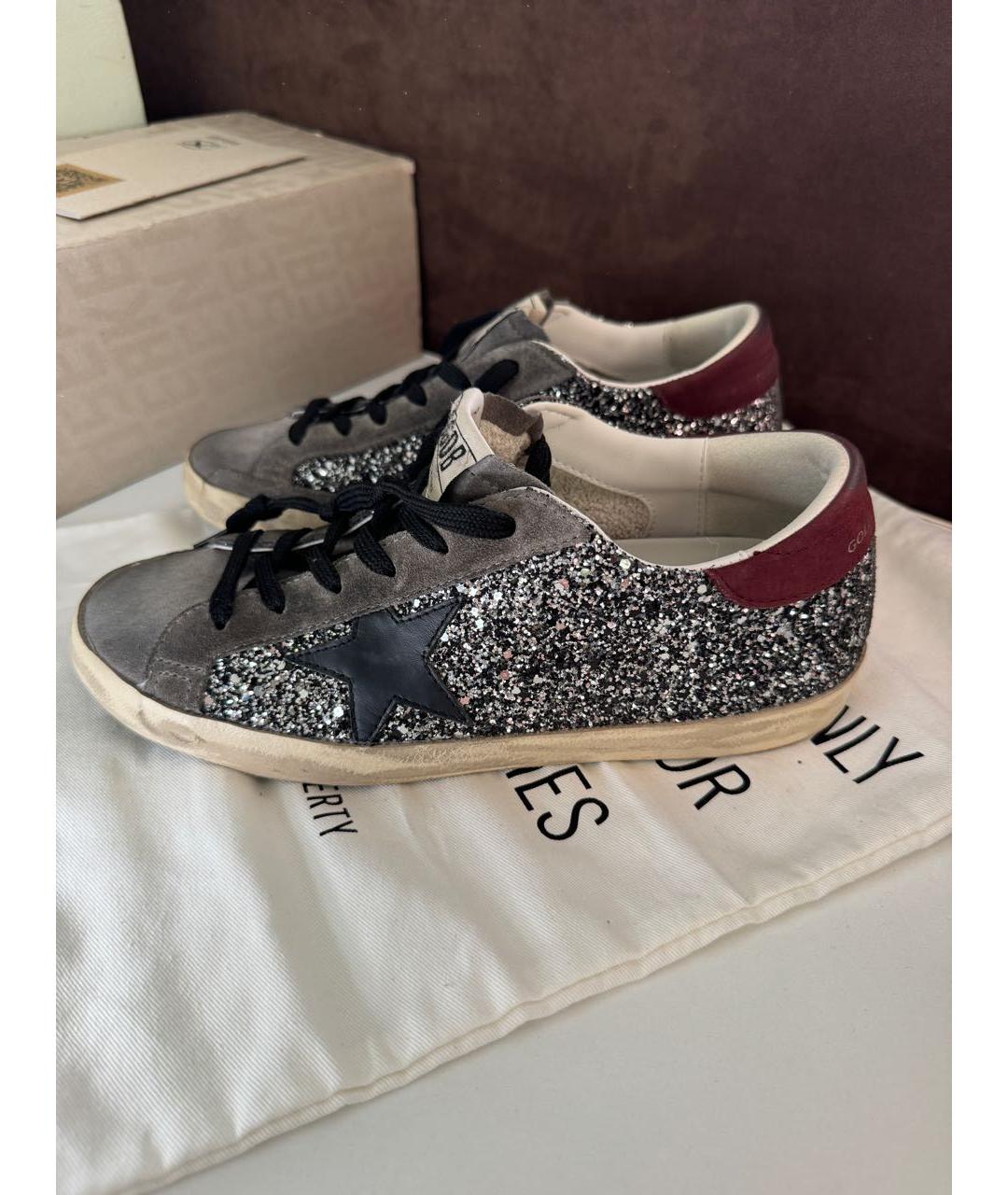 GOLDEN GOOSE DELUXE BRAND Серые замшевые кеды, фото 9