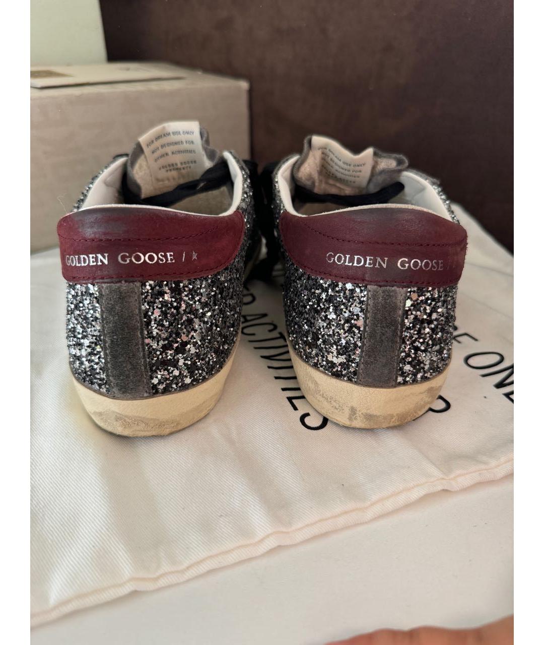 GOLDEN GOOSE DELUXE BRAND Серые замшевые кеды, фото 4