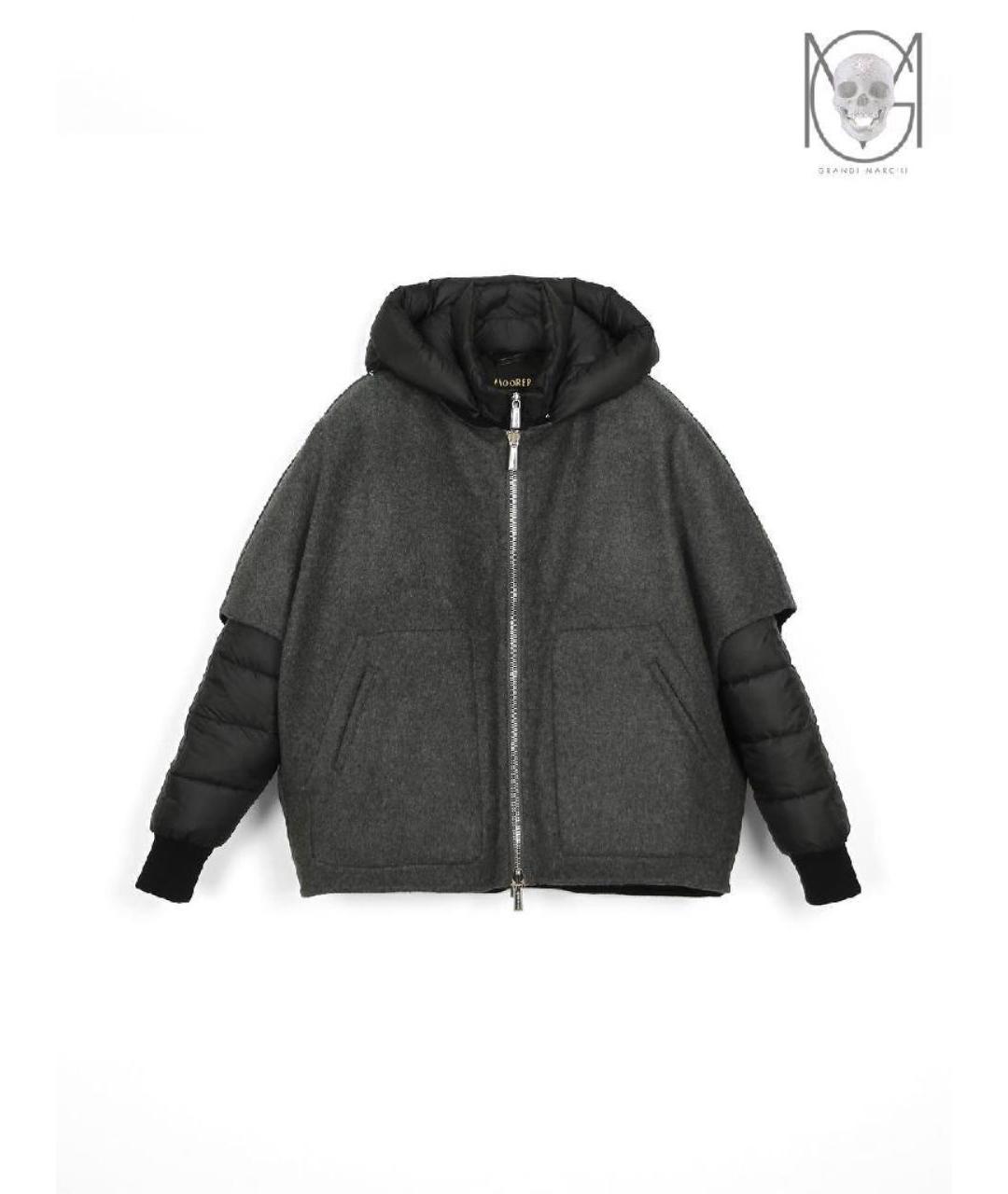 MOORER Серая кашемировая куртка, фото 10