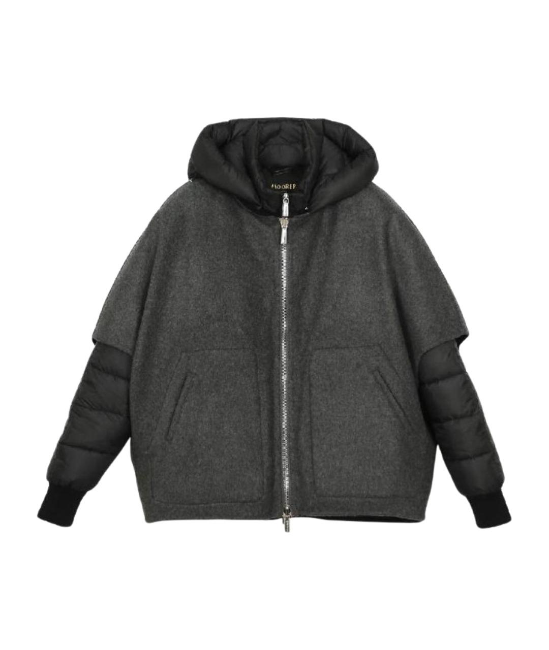 MOORER Серая кашемировая куртка, фото 1