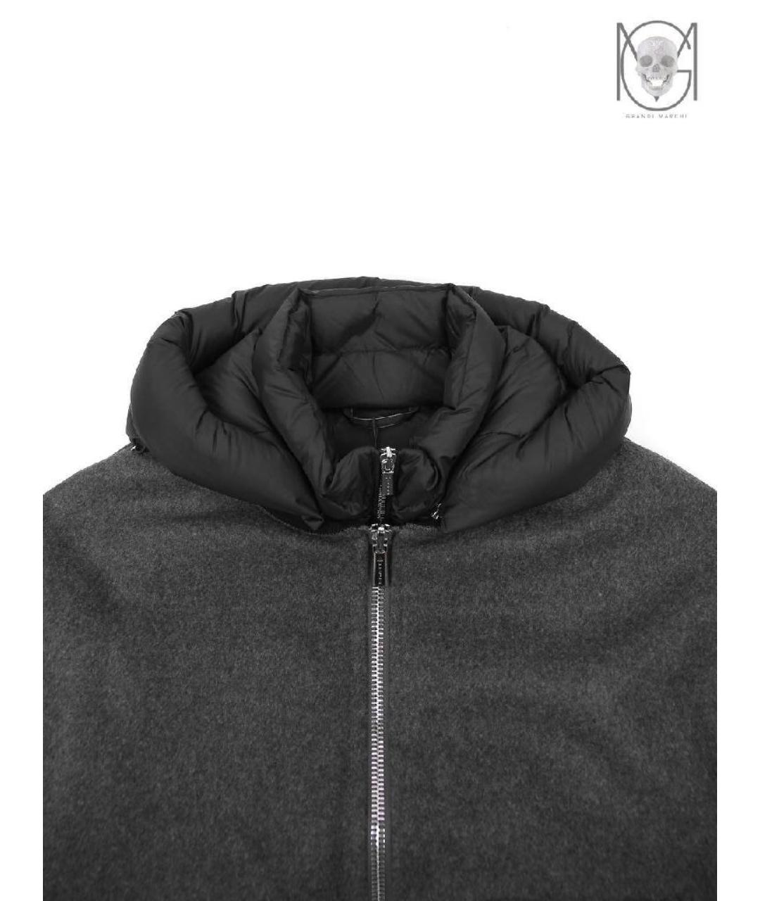 MOORER Серая кашемировая куртка, фото 6